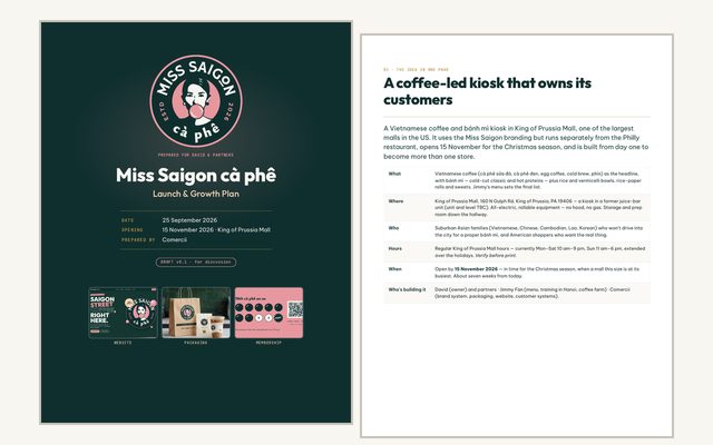 Launch and Growth Plan cover and first page