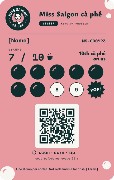 Digital member card D